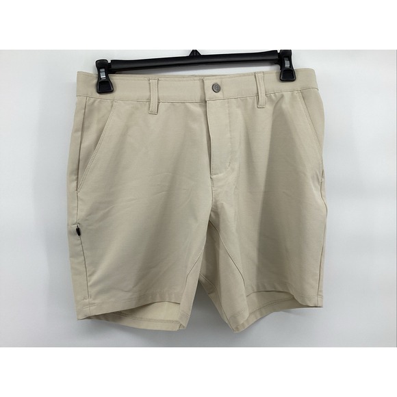 BYLT Basics Other - BYLT Premium Basics Everyday Shorts Mens Golf Bone Off-White Size 33